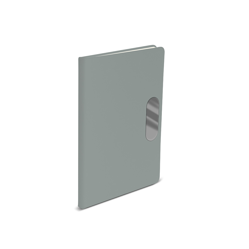 MC470 - Caderno em PU com placa em metal - Imagem 5