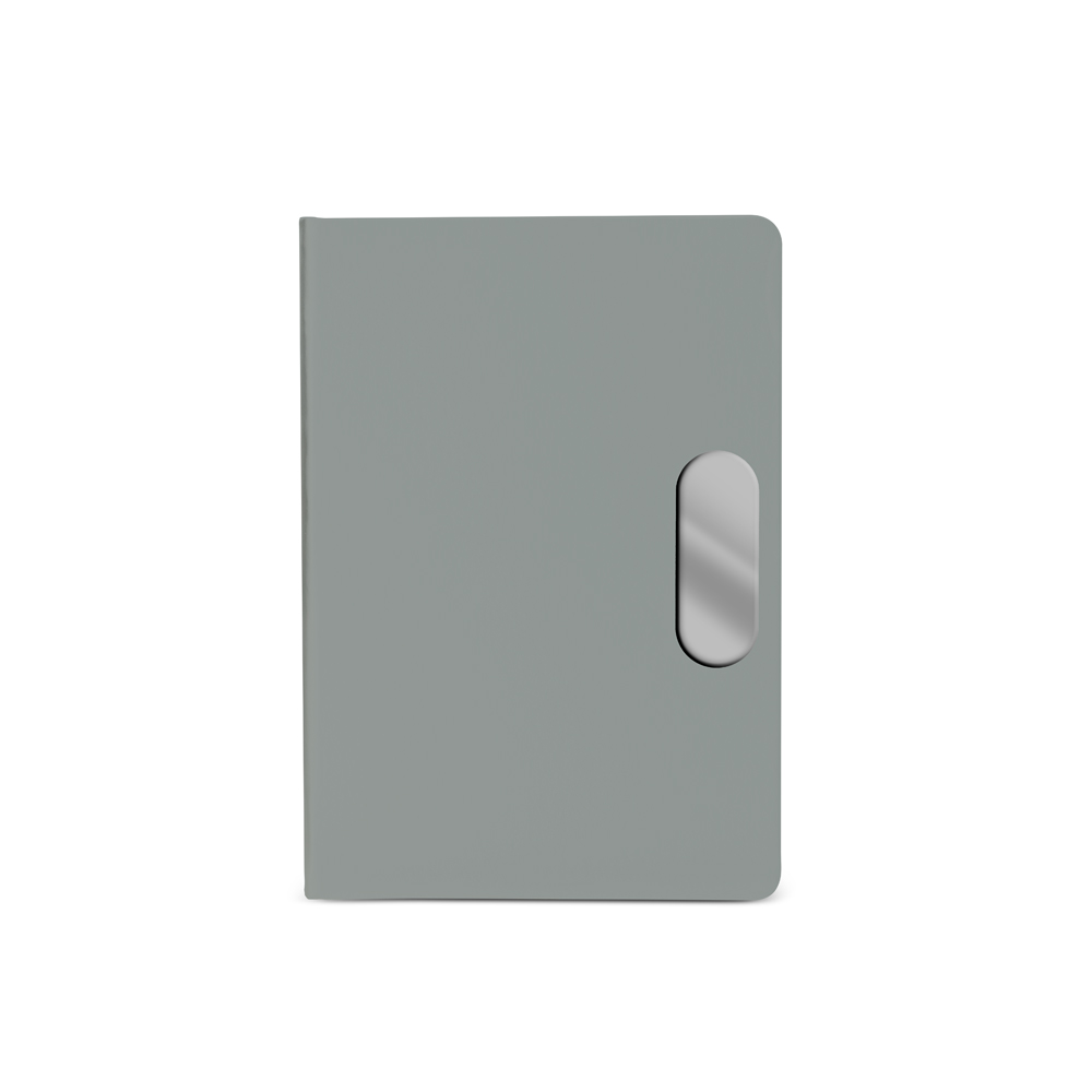 MC470 - Caderno em PU com placa em metal - Imagem 4