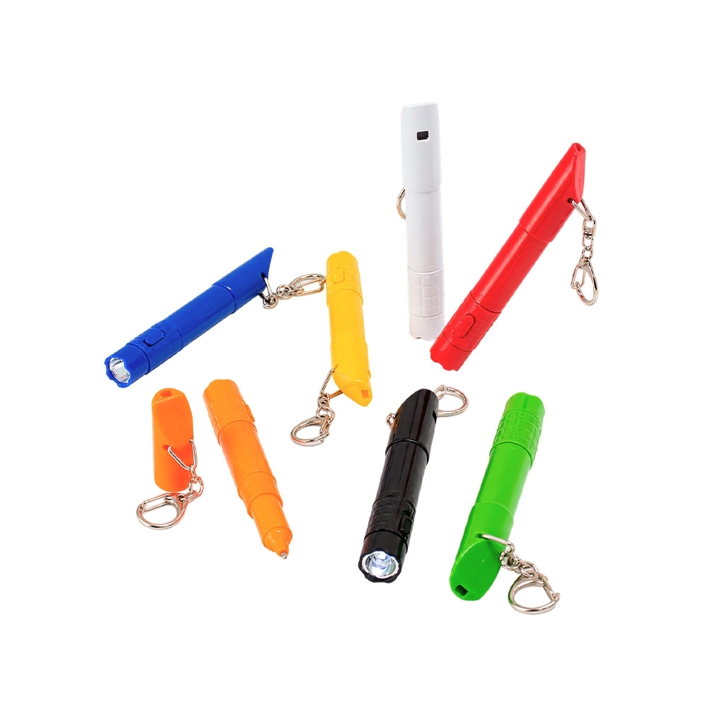 CF09348 - Caneta Plástica com Lanterna e Apito